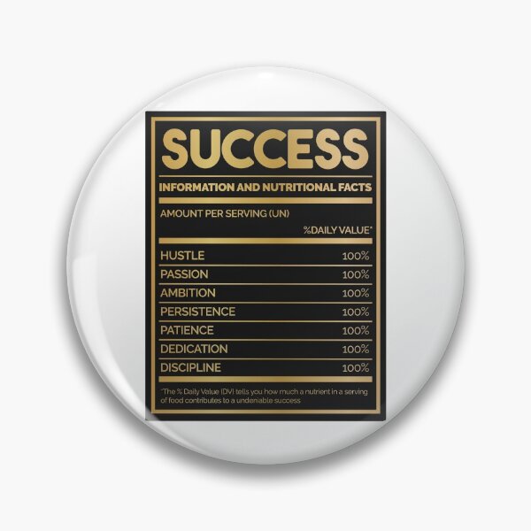 Item preview, Success Nutritional Facts designed and sold by TamGustam.
