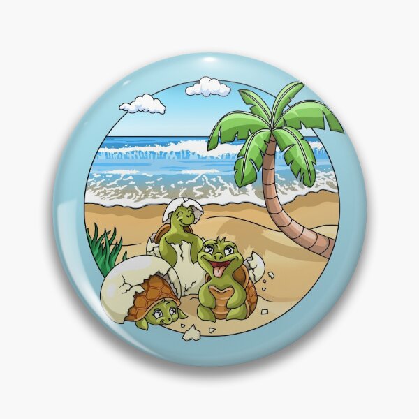 Item preview, Baby turtles on dream beach designed and sold by ARTemyzz.