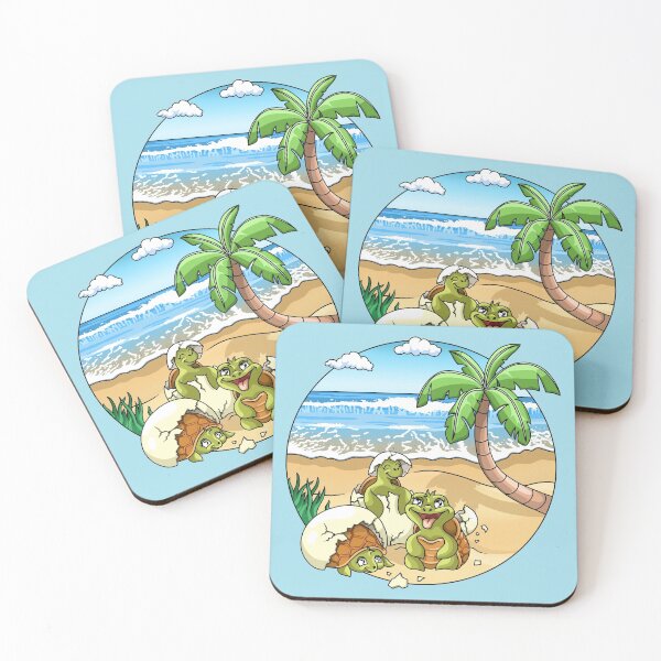 Item preview, Baby turtles on dream beach designed and sold by ARTemyzz.