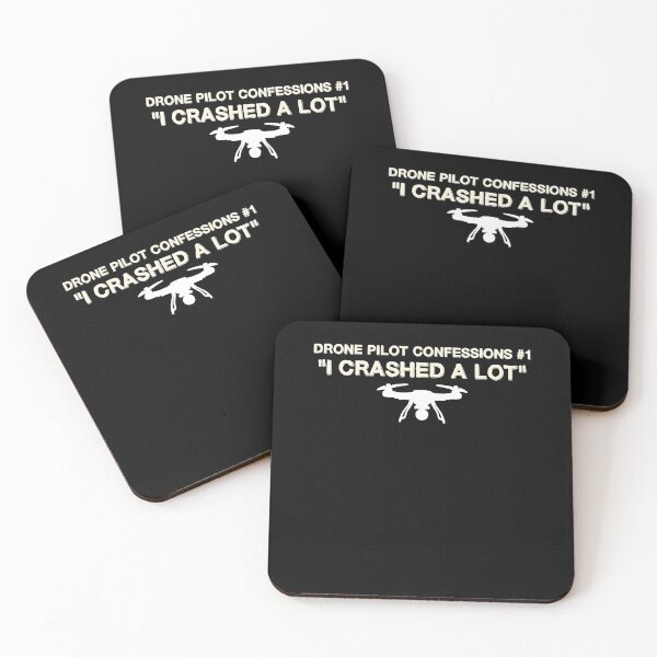Item preview, No. 1 Drone Pilot Confessions "I Crashed A Lot" Quadcopter designed and sold by Nessshirts.