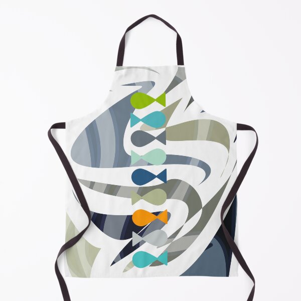 Item preview, Aesthetic abstract simple fish seascape - Caroline Laursen Original designed and sold by Caroline Laursen.