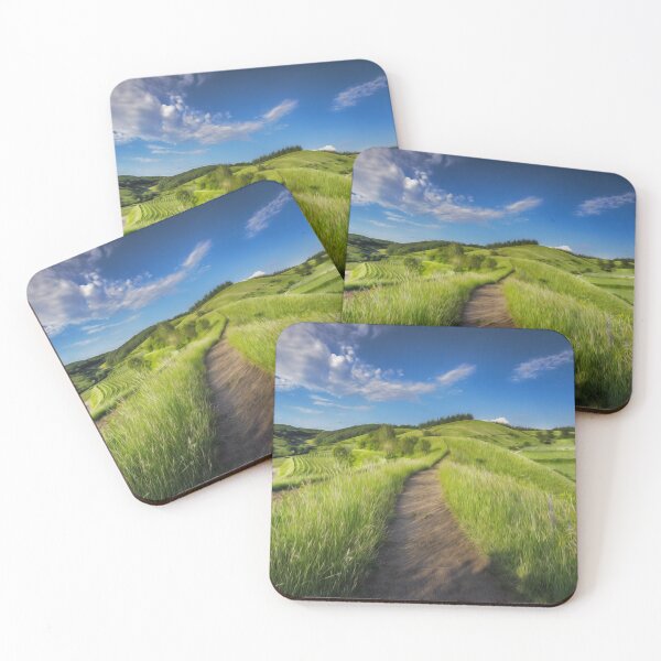 Item preview, Green Grassland Field Backyard Farm Mountain  designed and sold by DanielCarvalho2.