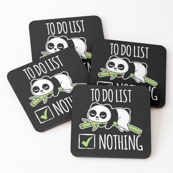 Item preview, Funny To Do List Nothing Lazy People Cute Panda Energy Saving Shirt designed and sold by Skynix.