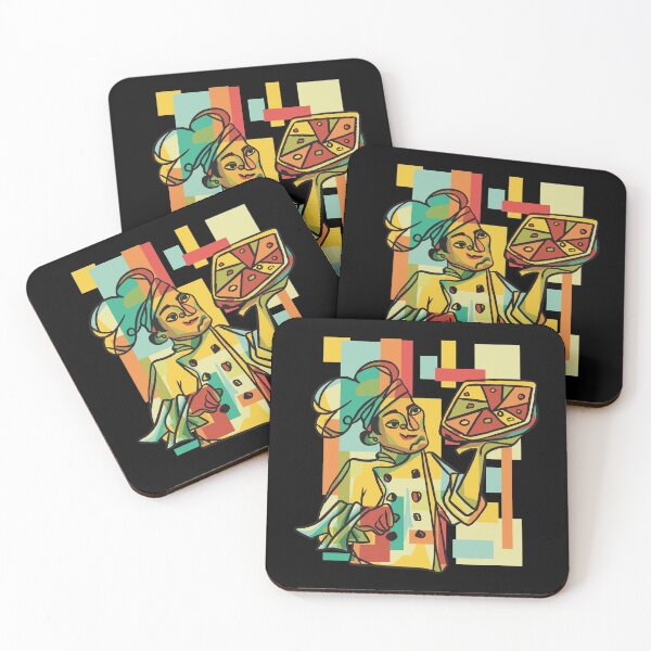 Item preview, Cubist Pizza Chef designed and sold by Hoiho Adventure Shirts.