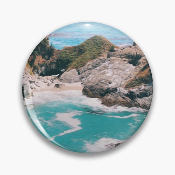 Item preview, Sea Ocean Water Waves Nature Rock  designed and sold by DanielCarvalho2.