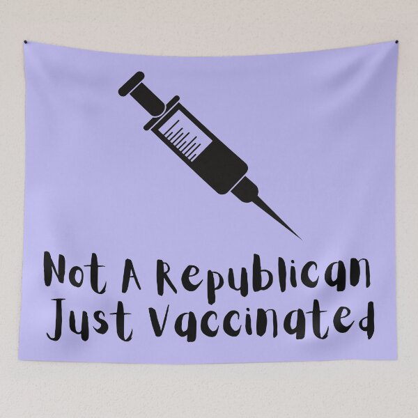 Item preview, not a republican just vaccinated designed and sold by Zaibo.