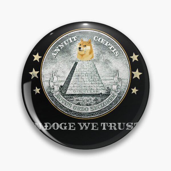 Item preview, dogecoin funny meme - in doge we trust - one dollar parody designed and sold by majuga.