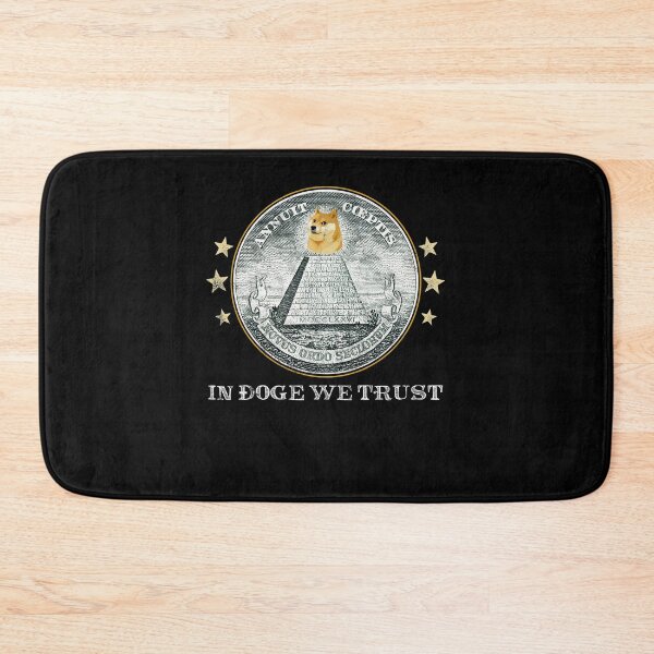Item preview, dogecoin funny meme - in doge we trust - one dollar parody designed and sold by majuga.