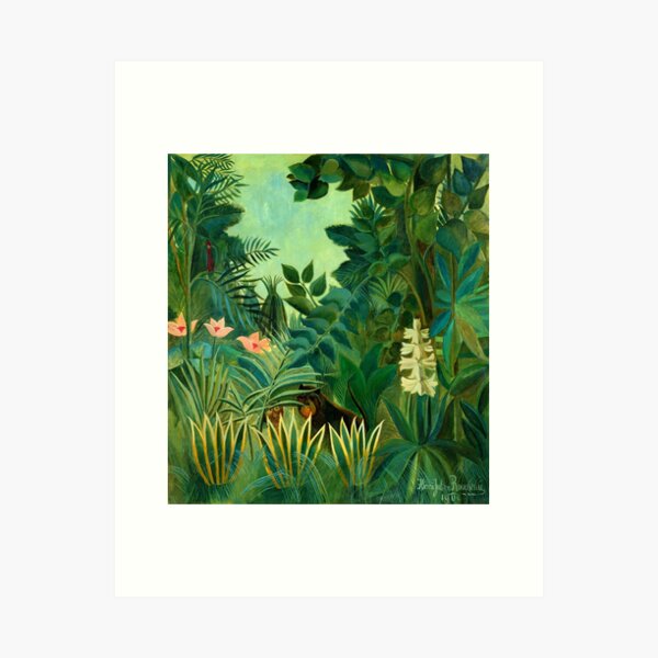 Item preview, Henri Rousseau "The Equatorial Jungle", 1909 designed and sold by Alexandra Dahl.
