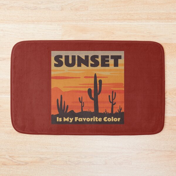 Item preview, Desert Sunset is My Favorite Color Cactus Silhouette designed and sold by Maria Garcia.