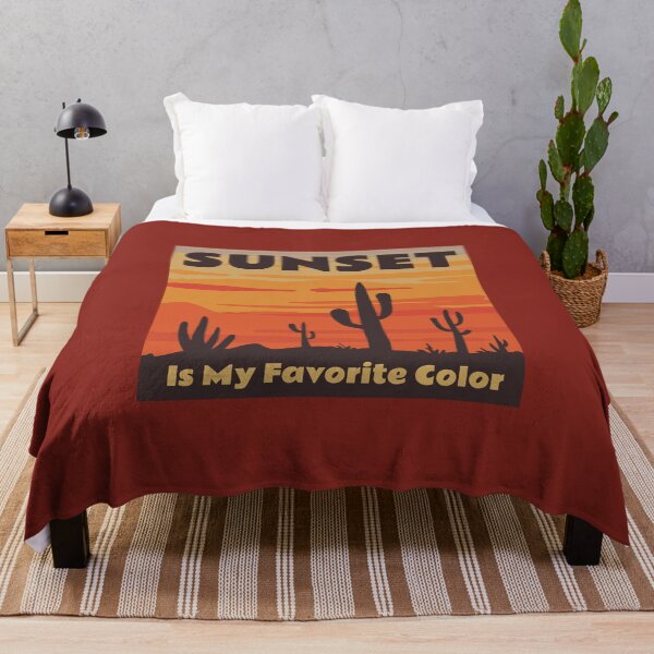 Item preview, Desert Sunset is My Favorite Color Cactus Silhouette designed and sold by Maria Garcia.