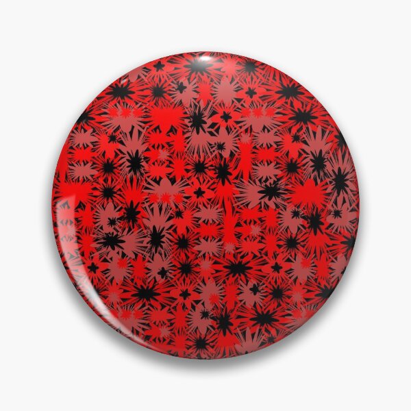 Item preview, Geometric, Pattern, Shapes, Lines, Modern,  Abstract, Art, Efflorescent- Red on Black designed and sold by LucidLounger.
