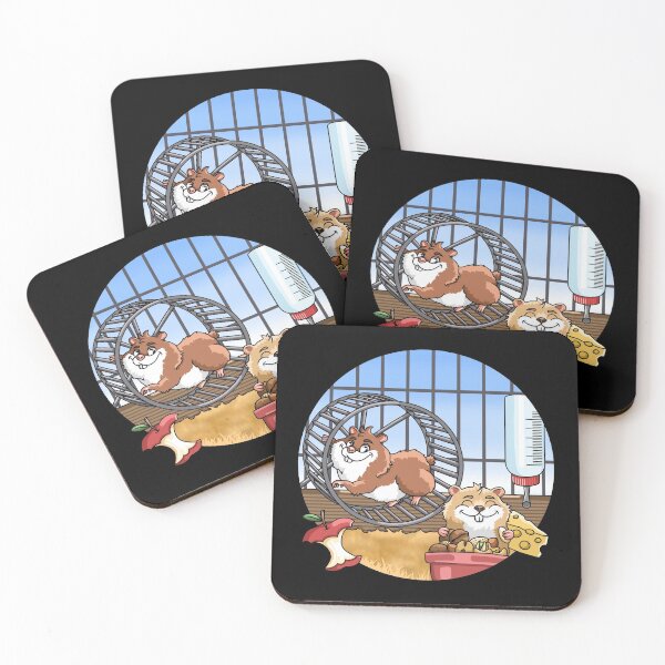 Item preview, Fluffy hamsters hamster wheel cage designed and sold by ARTemyzz.