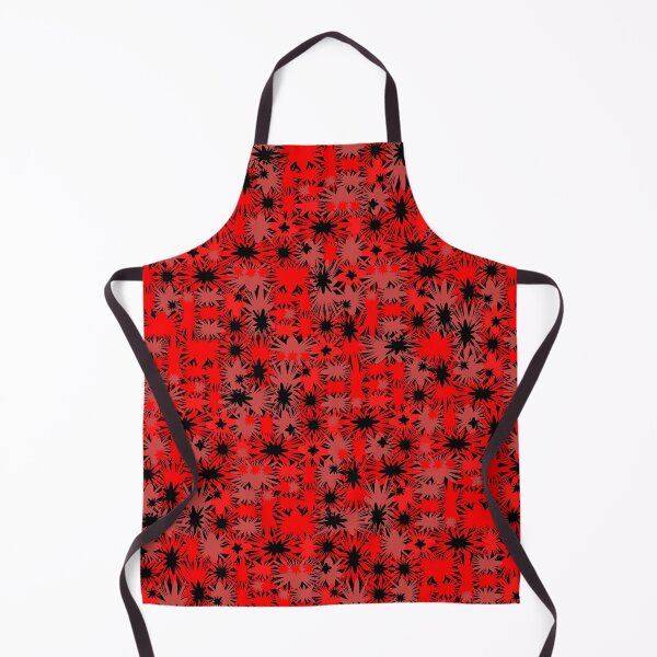 Item preview, Geometric, Pattern, Shapes, Lines, Modern,  Abstract, Art, Efflorescent- Red on Black designed and sold by LucidLounger.