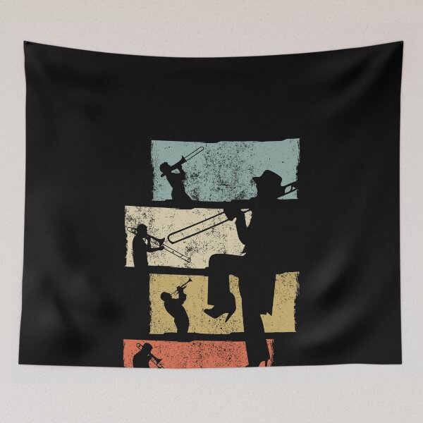 Item preview, Retro Trombonist Trombone designed and sold by Shirtcaesar.