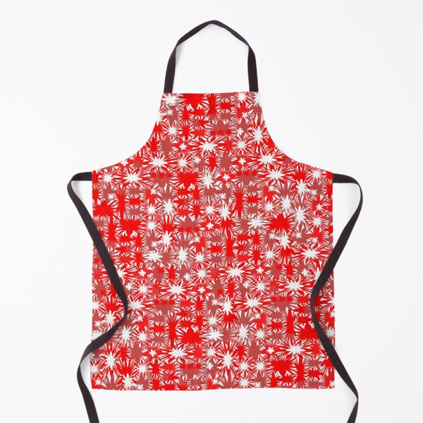Item preview, Geometric, Pattern, Shapes, Lines, Modern,  Abstract, Art, Efflorescent- Red on No Color designed and sold by LucidLounger.