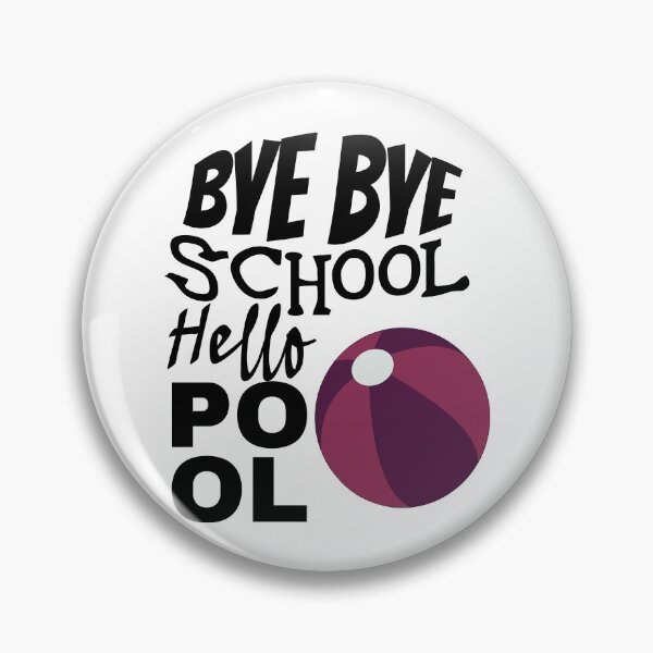 Item preview, Bye Bye School Hello Pool (Black) designed and sold by superdumb70.