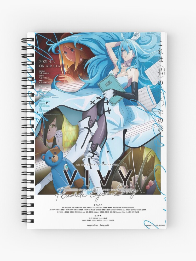 Vivy: Fluorite Eye's Song anime poster cover art Vivy: Fluorite Eye's Song anime poster cover art