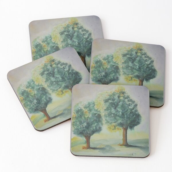 Item preview, two trees in summer designed and sold by lilifred.