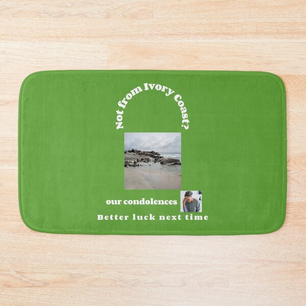 Item preview, "Condolences to non Ivorians"  (white text) designed and sold by skoumpourdides.