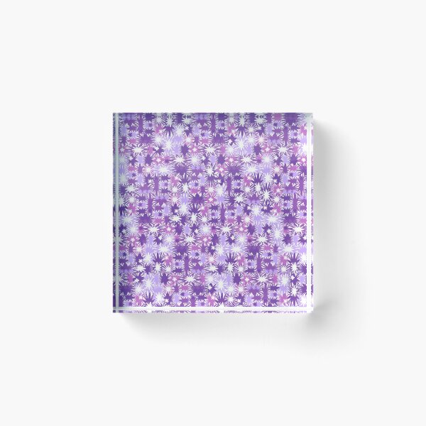 Item preview, Geometric, Pattern, Shapes, Lines, Modern,  Abstract, Art, Efflorescent - Purple on No Color designed and sold by LucidLounger.