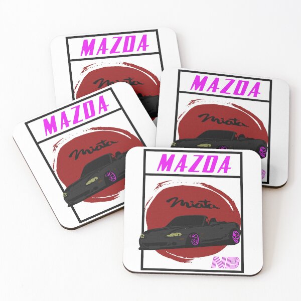 Item preview, mazda MIATA NB mx5 mk2 stance BLACK / PINK ALLOYS designed and sold by G4eighty.