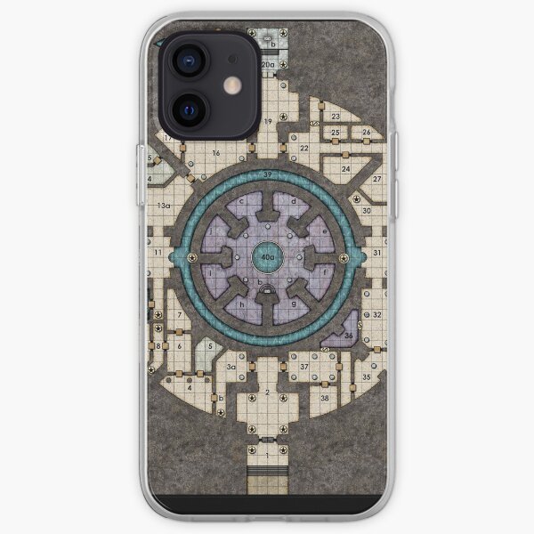 Orb Dungeon Map iPhone Soft Case
