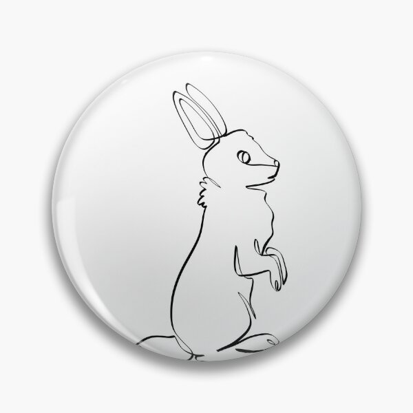 Item preview, RABBIT LINE ART | Pets Lover | Easter Bunny | Happy Pet Owner designed and sold by yourtravelguide.