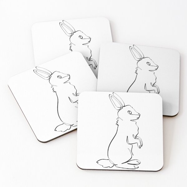 Item preview, RABBIT LINE ART | Pets Lover | Easter Bunny | Happy Pet Owner designed and sold by yourtravelguide.