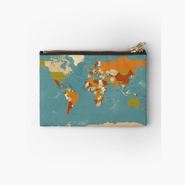 Item preview, Retro Political Map of the World designed and sold by ArtPrints.