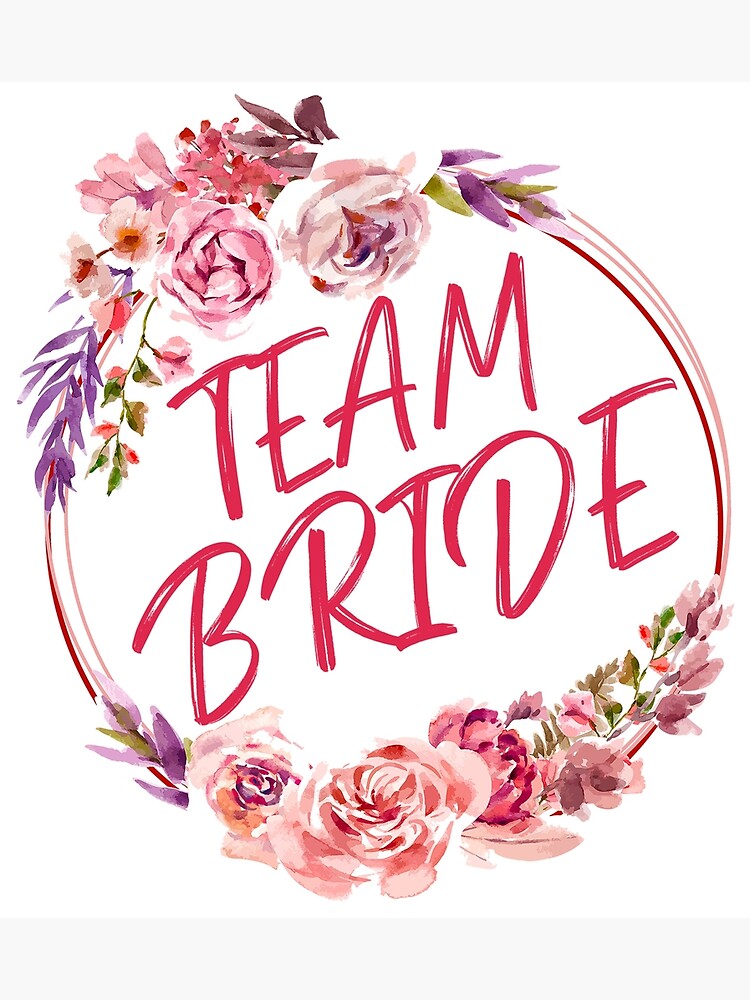 Team Bride Bride JGA Hen Party Poster by BullDesignsShop