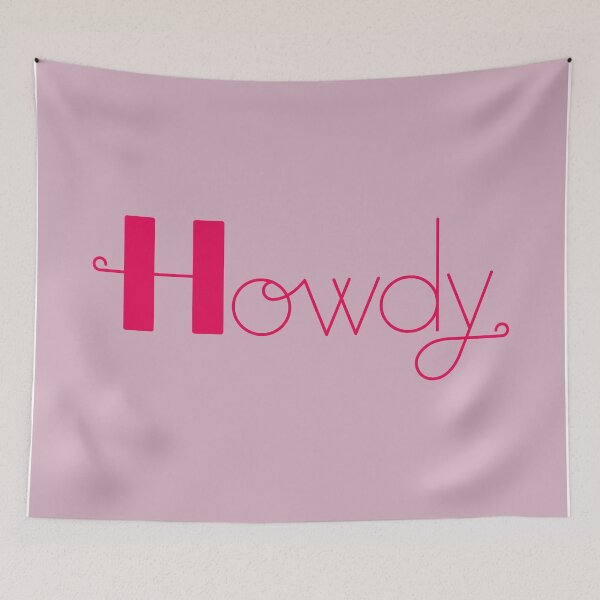 Item preview, Howdy in Pink designed and sold by CAPSLOCKTUESDAY.