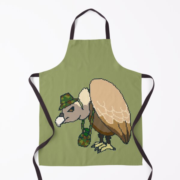 Item preview, Vulture with camouflage pattern hat and water bottle designed and sold by AlbinoSnowman.