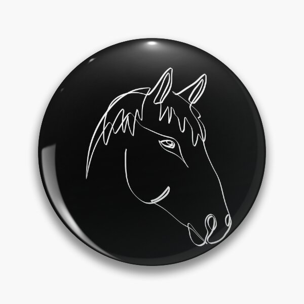 Item preview, HORSE LINE ART | Riding Horses | Horsepower | Happy Owner designed and sold by yourtravelguide.