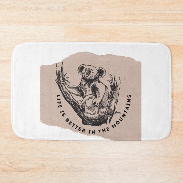 Item preview, The iconic australian animal koala Mojo Life Is Better In The Mountains designed and sold by Red-ElYoubi.