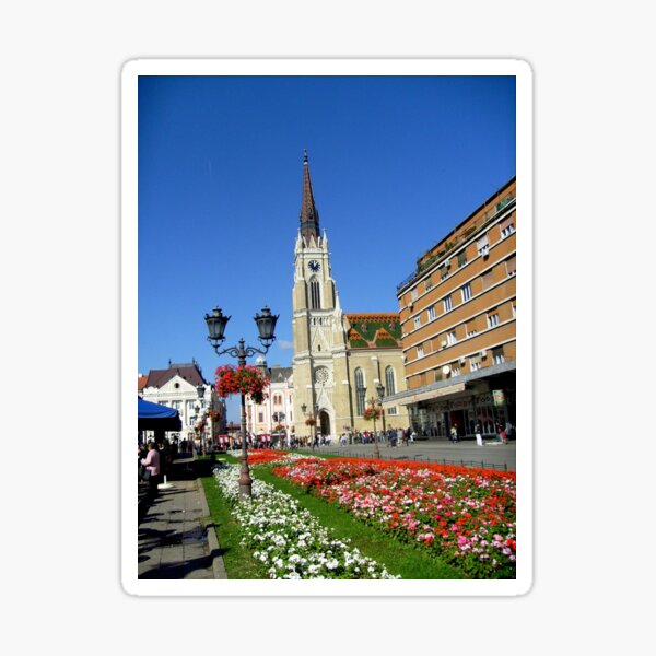 Cathedral in Novi Sad-Serbia Sticker
