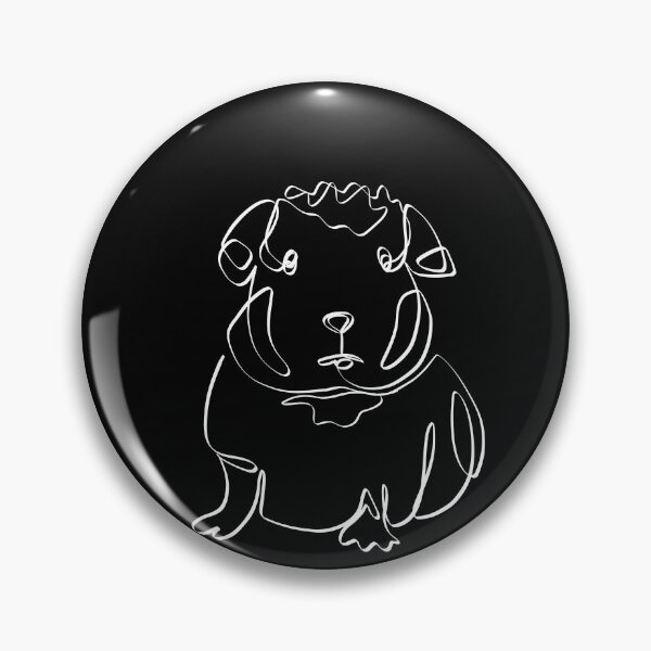 Item preview, GUINEA PIG LINE ART | Pets Lover | Piggie Love | Happy Pet Owner designed and sold by yourtravelguide.