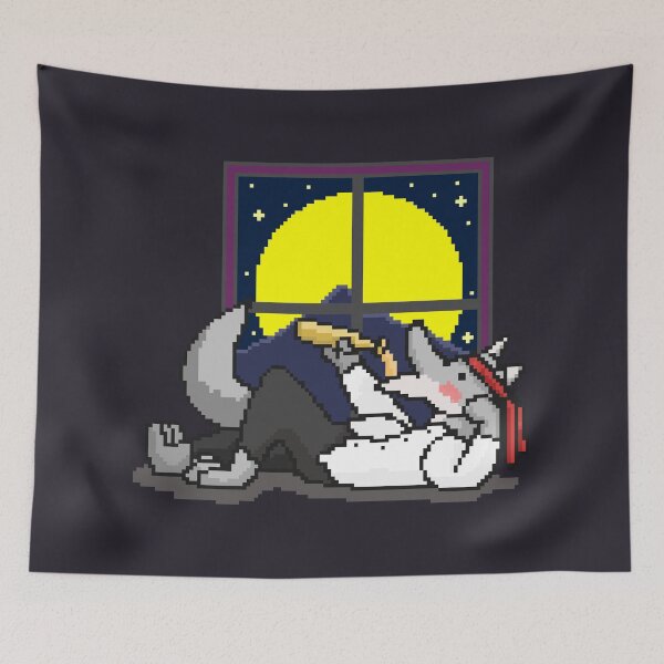 Item preview, A drunken salaryman wolf designed and sold by AlbinoSnowman.