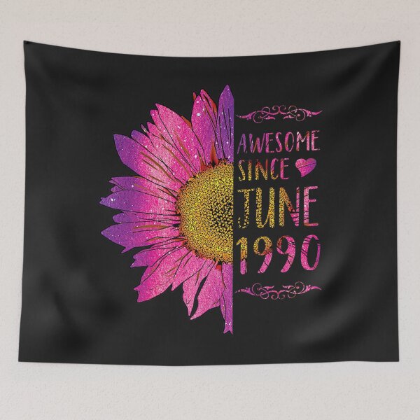 Artikelvorschau, Sonnenblumen-Geburtstagshemd für Frauen Super seit Juni 1990 Premium TShirt184 entworfen und verkauft von claudiadccla.