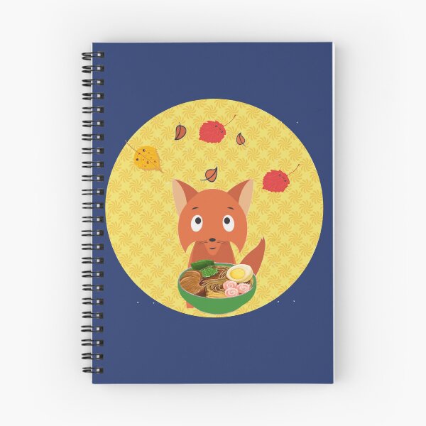 Item preview, Cute Fox Leaves Ramen designed and sold by CreativeBel.