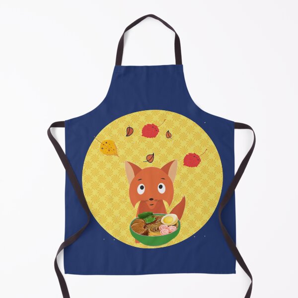 Item preview, Cute Fox Leaves Ramen designed and sold by CreativeBel.