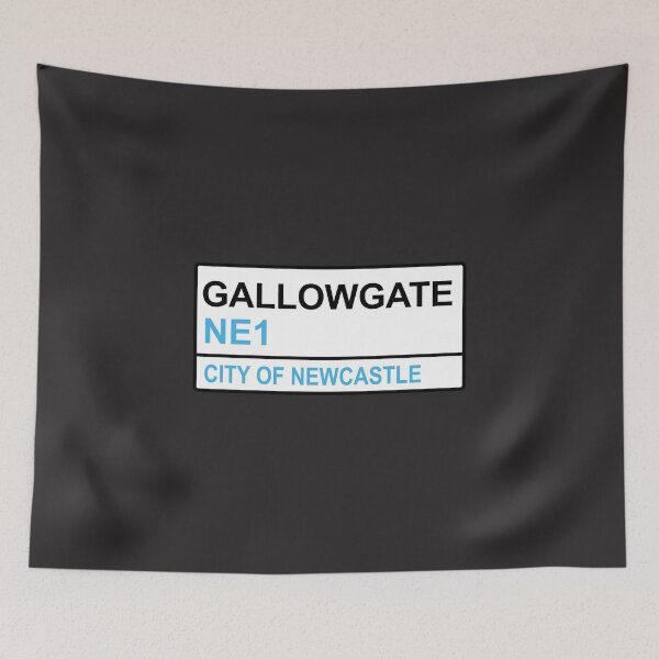 Item preview, Newcastle Football Team Gallowgate Street Sign designed and sold by DelfDesign.