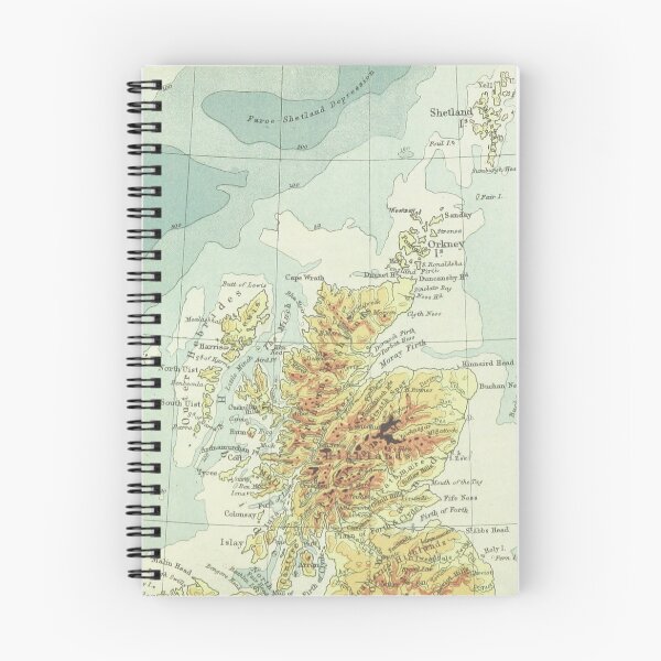Item preview, Vintage Map of Scotland 1887 designed and sold by yourscotland.