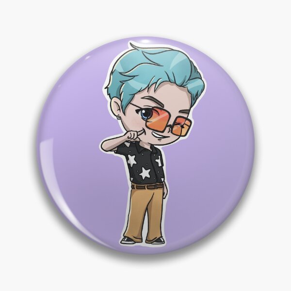 Item preview, NAMJOON RM DYNAMITE WITH GLASSES DYNAMITE TINYTAN BTS designed and sold by Sofia Fondo.