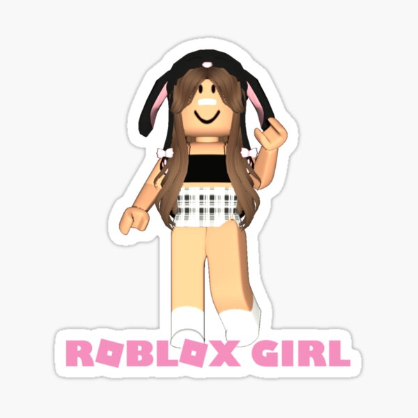 Roblox Girl Stickers Redbubble - alex youtube roblox girl