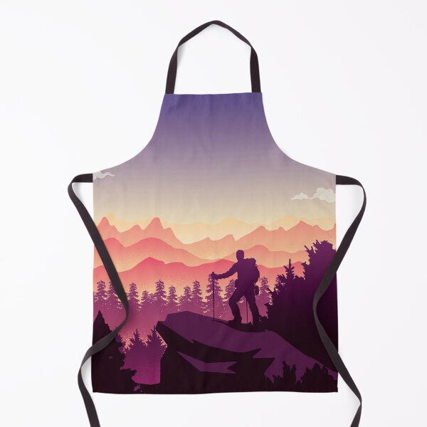 Item preview, Mountainous sunset Hiking Legend designed and sold by TamGustam.