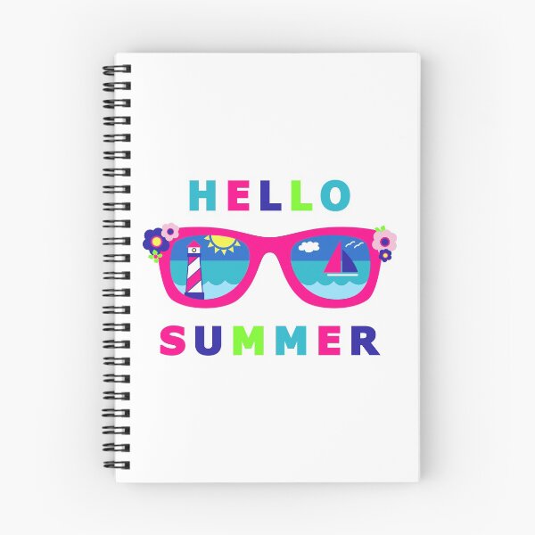 Item preview, Hello Summer Sunglasses Reflecting Lighthouse and Sailboat designed and sold by CoralFoxDesigns.