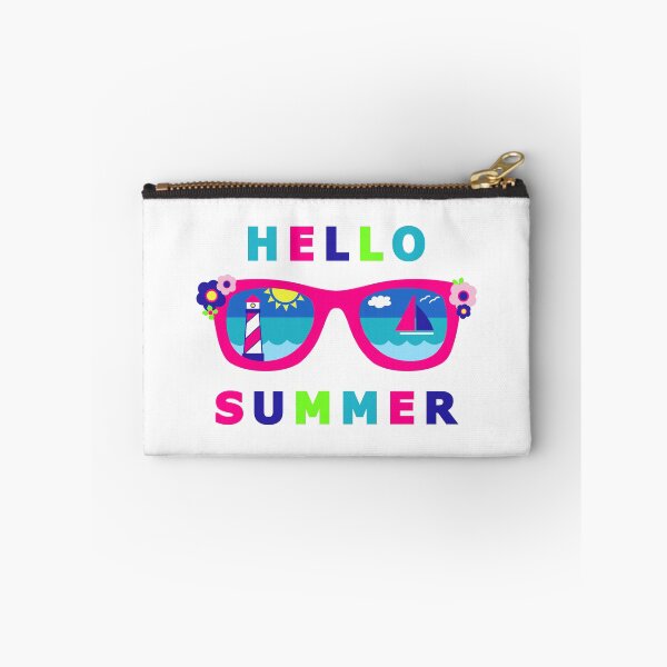 Item preview, Hello Summer Sunglasses Reflecting Lighthouse and Sailboat designed and sold by CoralFoxDesigns.