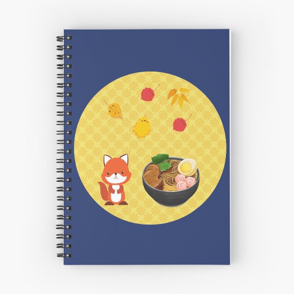Item preview, Cute Fox Leaves Ramen designed and sold by CreativeBel.
