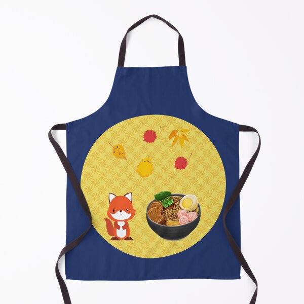 Item preview, Cute Fox Leaves Ramen designed and sold by CreativeBel.